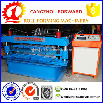 QJ 900&1000 Double Layer Roof And Wall Panel Roll Forming Machine